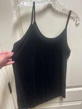J. Crew Black Slim-Strap Camisole